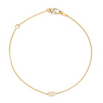 Pavé Diamond Disc Bracelet