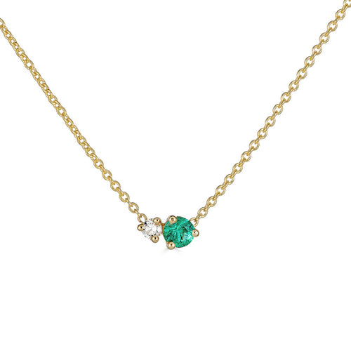 Birthstone & Diamond Necklace Image 2