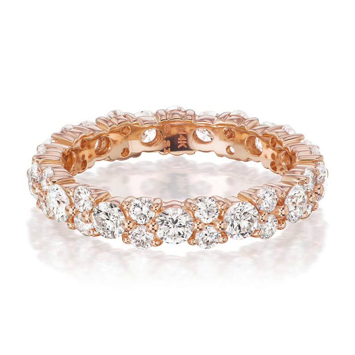 Thompson Full Diamond Wedding Band