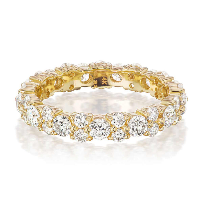 Thompson Full Diamond Wedding Band