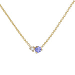 Birthstone & Diamond Necklace